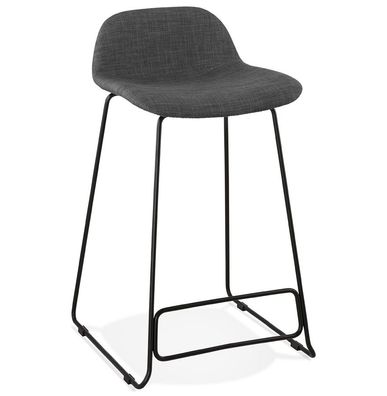 Kokoon&reg; Design-Barhocker Vancouver MINI 49x53x85 cm, Textil, Dunkelgrau, 12,26 kg