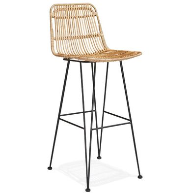 Kokoon&reg; Design-Barhocker LIANO 43x47x100 cm, Holz , Natürlich, 10,56 kg
