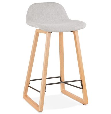 Kokoon&reg; Design-Barhocker TRAPU MINI 46x47x86,5 cm, Textil, Hellgrau, 12,21 kg