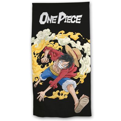 One Piece Monkey D. Ruffy Strandtuch 140 x 70 cm Badetuch Beachtuch Beachtowel