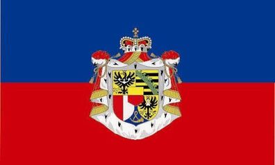 Aufkleber Fahne Flagge Liechtenstein Staatsflagge in verschiedene Größen