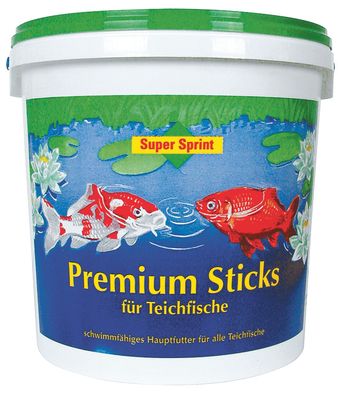 Premium Sticks für Teichfische 10L Fischsticks Hauptfutter Fischfutter