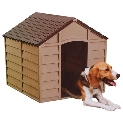 Hundehütte mit Boden Hundehaus Hundezwinger Tierhaus Hund Haus Hütte Höhle Box