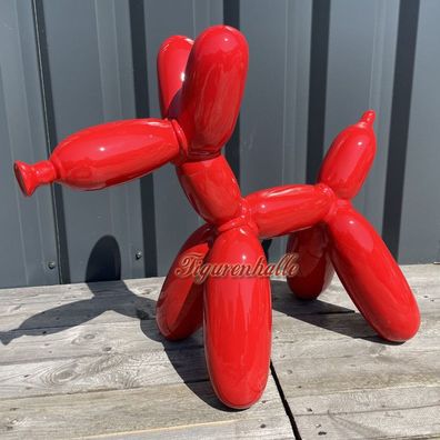 Desgin Hund Ballon Abstrakt Pop Art Figur Statue Skulptur Deko Modern Luftballon