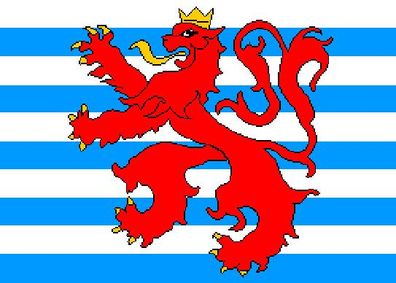 Aufkleber Fahne Flagge Luxemburg Handelsflagge in verschiedene Größen