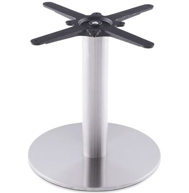 Kokoon&reg; Tischfuß (ohne Tischplatte) 45 cm 40x40x44 cm, Metall, Rostfreier Stahl,1