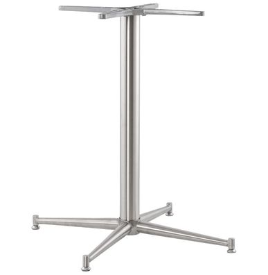Kokoon&reg; Tischfuß (ohne Tischplatte) 75cm 70x70x75 cm, Metall, Rostfreier Stahl,5