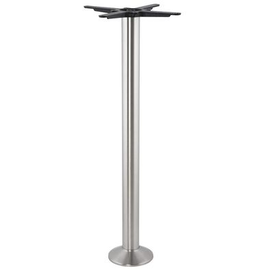 Kokoon&reg; Tischfuß (ohne Tischplatte) 110cm 33x33x110 cm, Metall, Rostfreier Stahl,