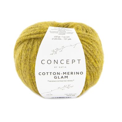 Concept 50g "Cotton - Merino Glam"-ist die Glamour-Version von Cotton-Merino