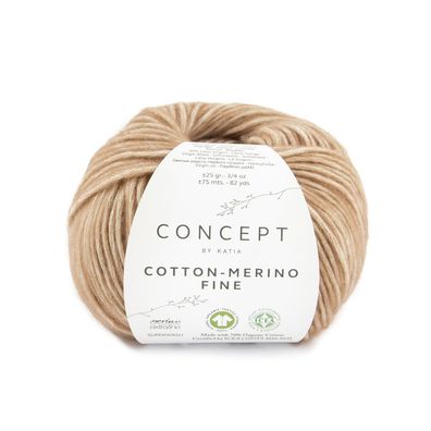 Concept 25g "Cotton - Merino fine"-Ein voluminöses Garn aus Baumwolle und Merino.