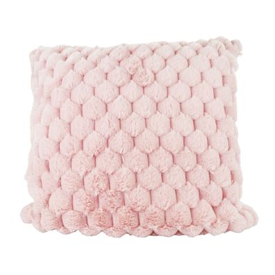 Dekokissen rosa kuschelig weich | Kissen Sofakissen Zierkissen | 43x43 cm