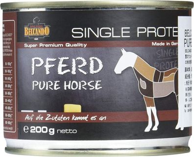 Belcando? Single Protein Pferd - 6 x 200g ?Hundenassfutter
