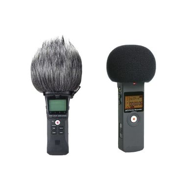 Pelziger Windschutzscheiben-Muff-Schaumfilter - winddichte Mikrofonabdeckung für