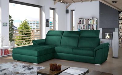 Trevisco Sofa Couch Garnitur Sofagarnitur Schlaffunktion Bettkasten Wohnlandschaft