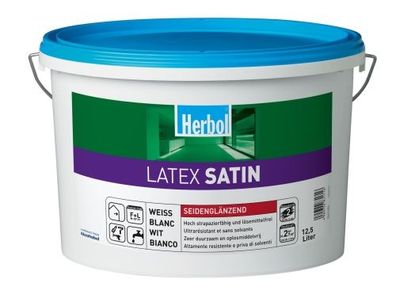 Herbol latex Satin Seidenglänzende Latexfarbe mit hoher Strapazierfähigkeit