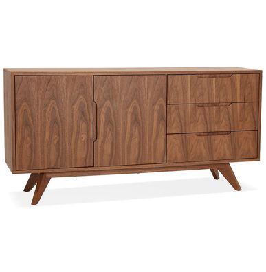 Kokoon&reg; Sideboard / Büroschrank TRAA 40x150x75 cm, Holz , Nussbaum,68,42 kg
