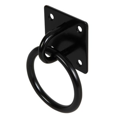 Augplatte, schwarz Ring, 50 mm x 50 mm