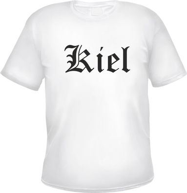 Kiel Herren T-Shirt - Altdeutsch - Weißes Tee Shirt