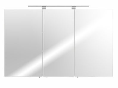 Badezimmer Spiegelschrank LED Spiegel Badspiegel Badmöbel Multi use 110 cm Weiß