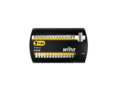 Wiha Bit Set XLSelector Y-Bit 25 mm Phillips, Pozidriv, TORX® 31-tlg. 1/4" (41832)