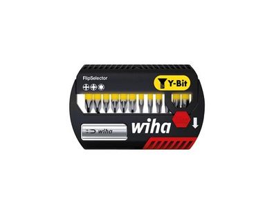 Wiha Bit Set FlipSelector Y-Bit 25 mm Phillips, Pozidriv, TORX® 13-tlg. 1/4" (41827)