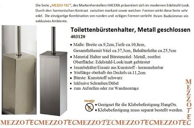 Mezzo Tec Toilettenbürste mit Halterung WC Bürstengarnitur Reduziert!