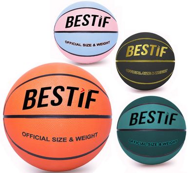 BESTIF Basketball Größe 5 / 7 Ball für Kinder Erwachsene Basketbälle NBA Training | B