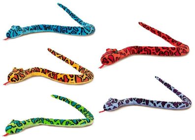 1 Plüschtier Schlange 150 cm, Kuscheltiere Stofftiere Schlangen Reptil Tier Tiere