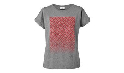 MINI Damen T-Shirt grau / coral