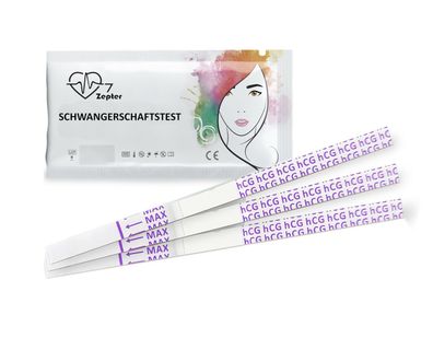 20x Frühtest 7 Zepter | 10 mIU/ ml - Hergestellt in EU | Schwangerschaftstest