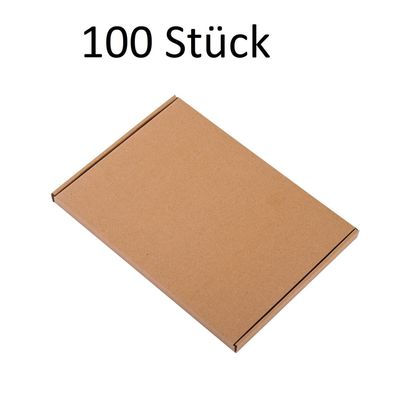 100 Stück Wellpapp-Faltkarton Versandpackung Versandkarton Pappkarton Faltpappe