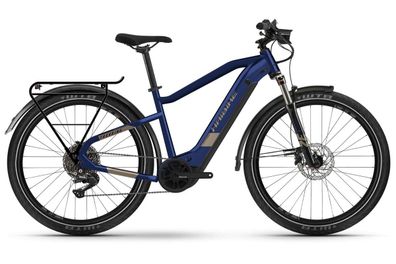 NEU Haibike Herren Elektro-Fahrrad Yamaha PW-ST i630Wh Trekking 7 11-Gang blau Gr.S