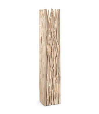 Ideal lux Driftwood PT2 Stehleuchte mit E27 Fassungen mit Ästen aus Naturholz