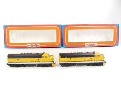 E374 Märklin H0 3062 4062 US Diesellok A + B-Unit Typ F7 Rio Grande D&RGW