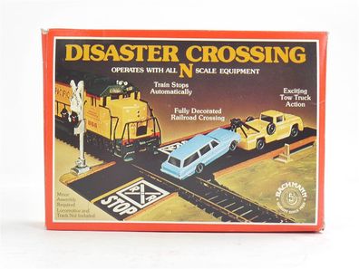 E320 Bachmann N 56-1201 Ausschmückung "Disaster Crossing" Unfall am Bahnübergang