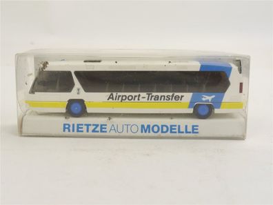 E443 Rietze H0 60152 Modellauto Bus Neoplan Metroliner "Airport-Transfer" 1:87