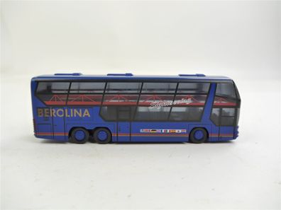 E437 Rietze H0 60250 Modellauto Bus Neoplan Skyliner "Berolina Sightseeing" 1:87