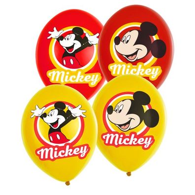 Mickey Maus 6 Latexballons 27,5 cm Mouse Party Deko Kindergeburtstag