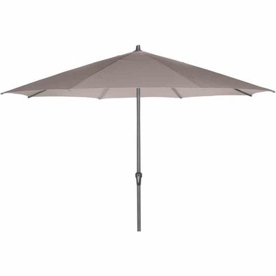 Avio Mittelstockschirm anthrazit/ taupe Ø 350cm Gestell Alu anthrazit
