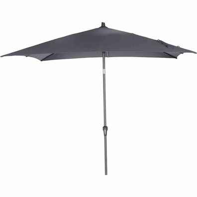 Avio Mittelstockschirm anthrazit/ anthrazit 250x250cm, Gestell Alu anthrazit