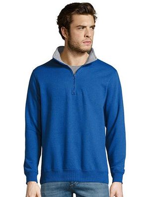Troyer Herren Sweat Shirt Scott 1/4 Zip SOL´S Sweatshirt Sweater