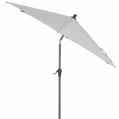 Avio Mittelstockschirm anthrazit/ stone Ø 250cm Gestell Alu anthrazit, Streben Stahl