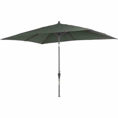 Avio Mittelstockschirm anthrazit/ olive 300x200cm Gestell Alu anthrazit