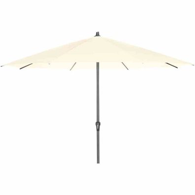 Avio Mittelstockschirm anthrazit/ ecru Ø 350cm Gestell Alu anthrazit