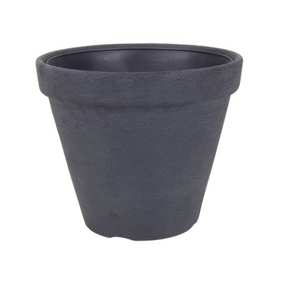Blumentopf Classic 35x30cm Anthrazit Pflanzengefäß Kübel Übertopf grau 35cm