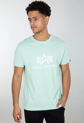 Alpha Industries T-Shirt Herren Basic T in mint grün 100501-43