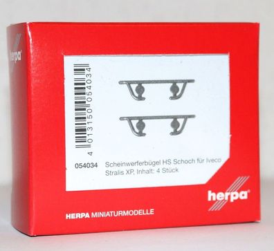 Herpa Zubehör 054034 - Lampenbügel HS Schoch für Iveco Stralis XP, 4 Stück. 1:87