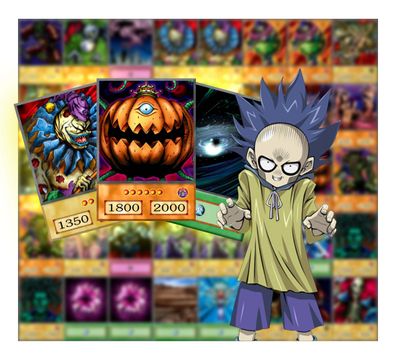 Bonz Pumpking the King of Ghosts Deck Anime Style 40 Orica Cards (Common)