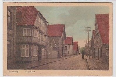 67538 Ak Horneburg Langestraße um 1920