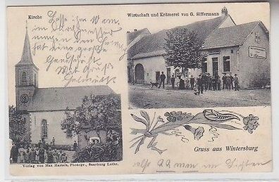 67643 Mehrbild Ak Gruß aus Wintersburg in Lothringen 1913